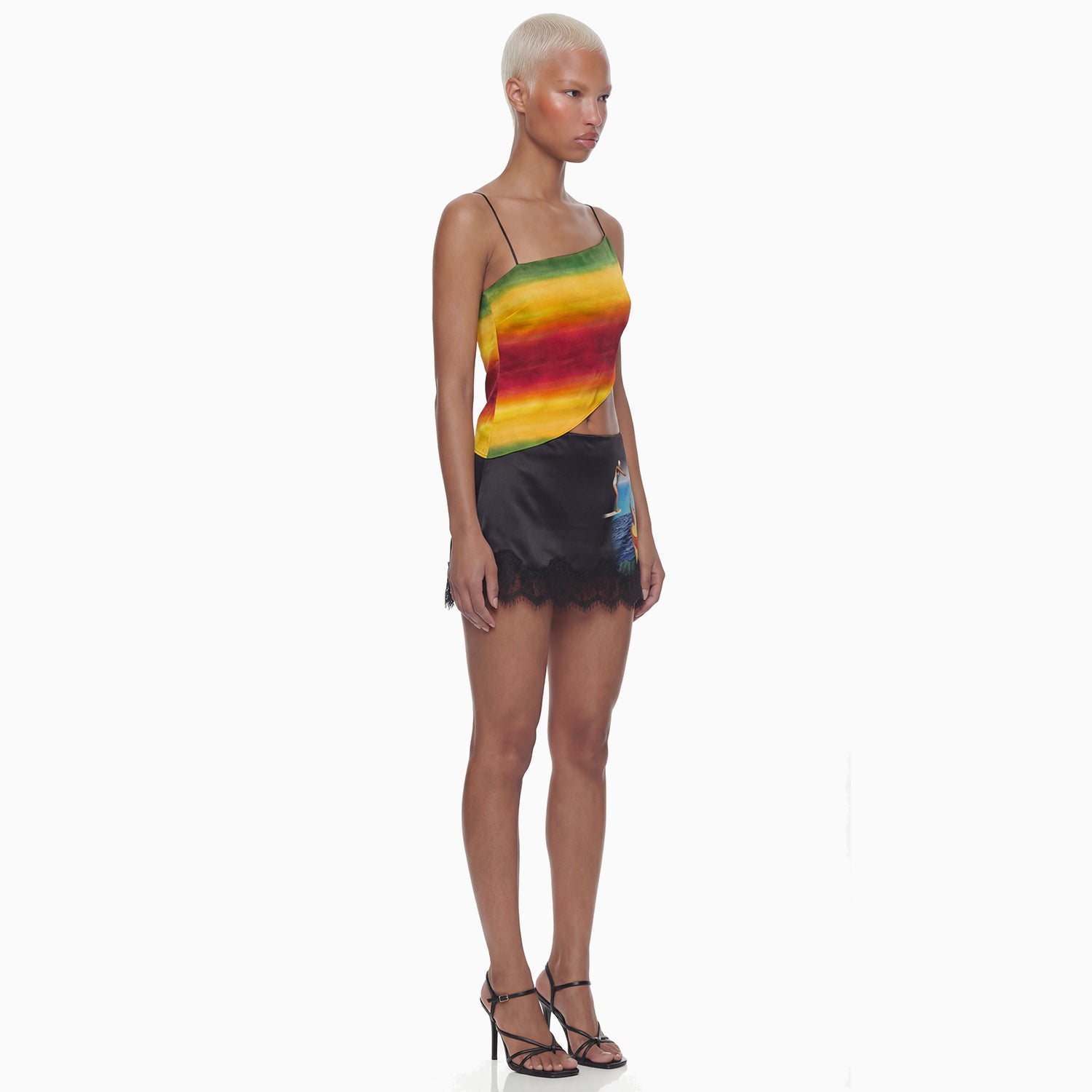 Top Tule Assimétrico Ginga