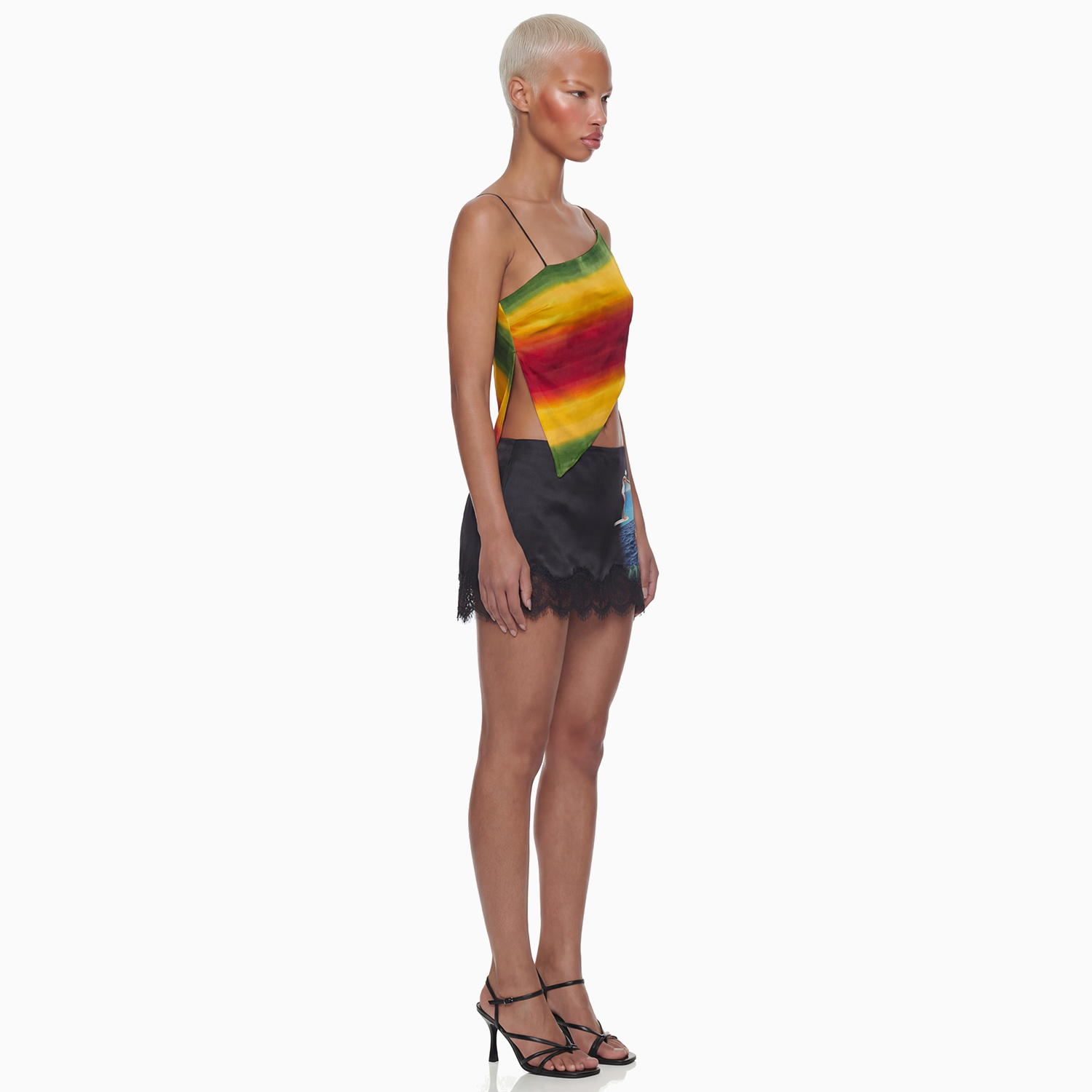 Top Tule Assimétrico Ginga