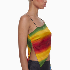 Top Tule Assimétrico Ginga