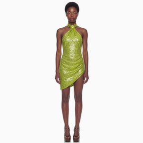 Vestido Assimétrico Paetê Aura