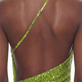 Vestido Assimétrico Paetê Aura