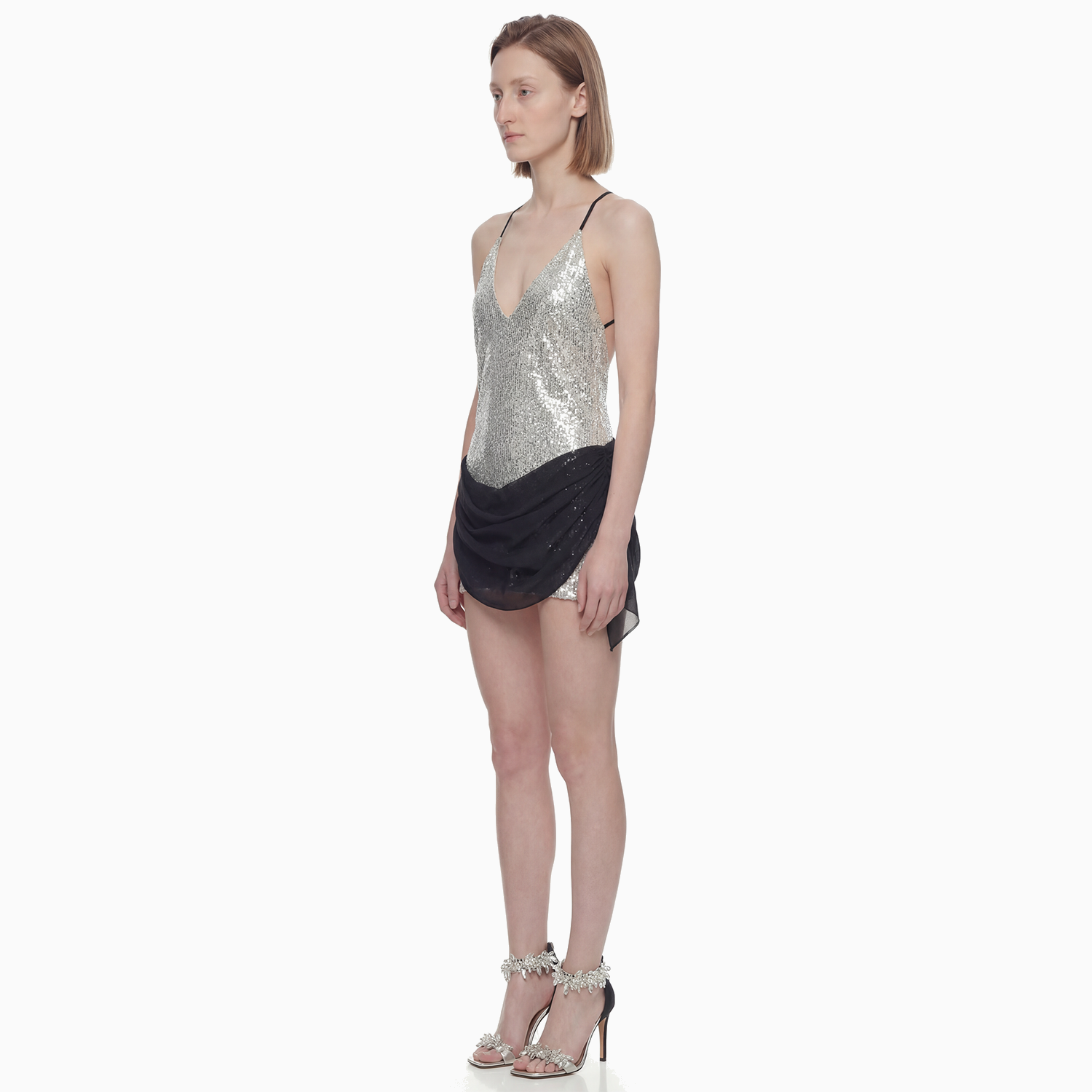 Vestido Curto Paetê Aura